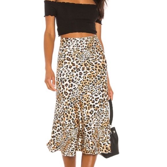 Revolve Majorelle M Kara animal print skirt - Picture 1 of 8